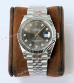 VR Factory Copy Rolex Datejust II 41mm Watch Gray Diamond Dial Jubilee Band